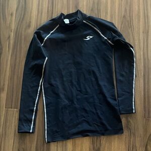 Black Take Five Rash Guard Size S